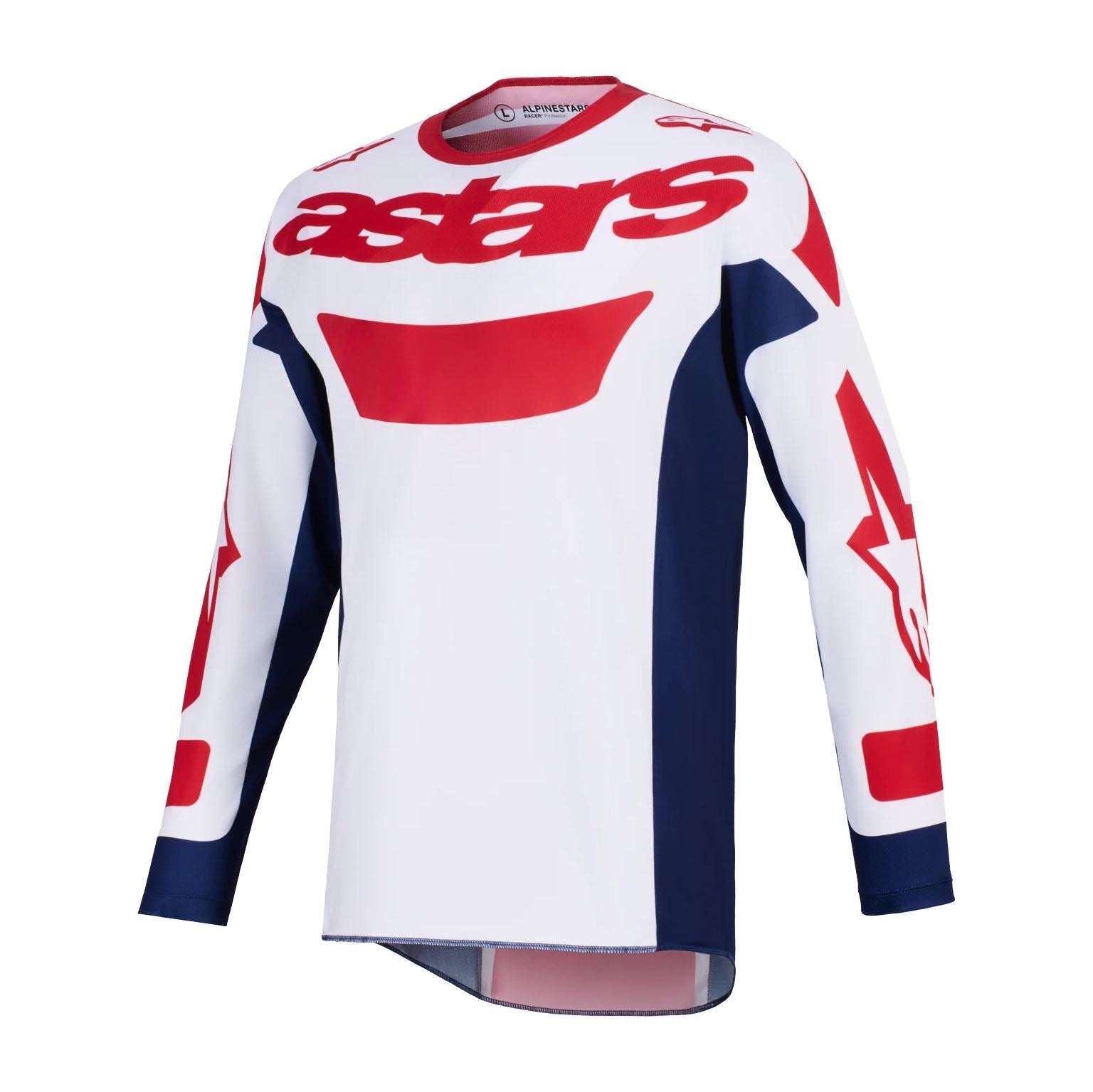 Alpinestars 2026 Racer Riway Motocross Jersey White Blue Red